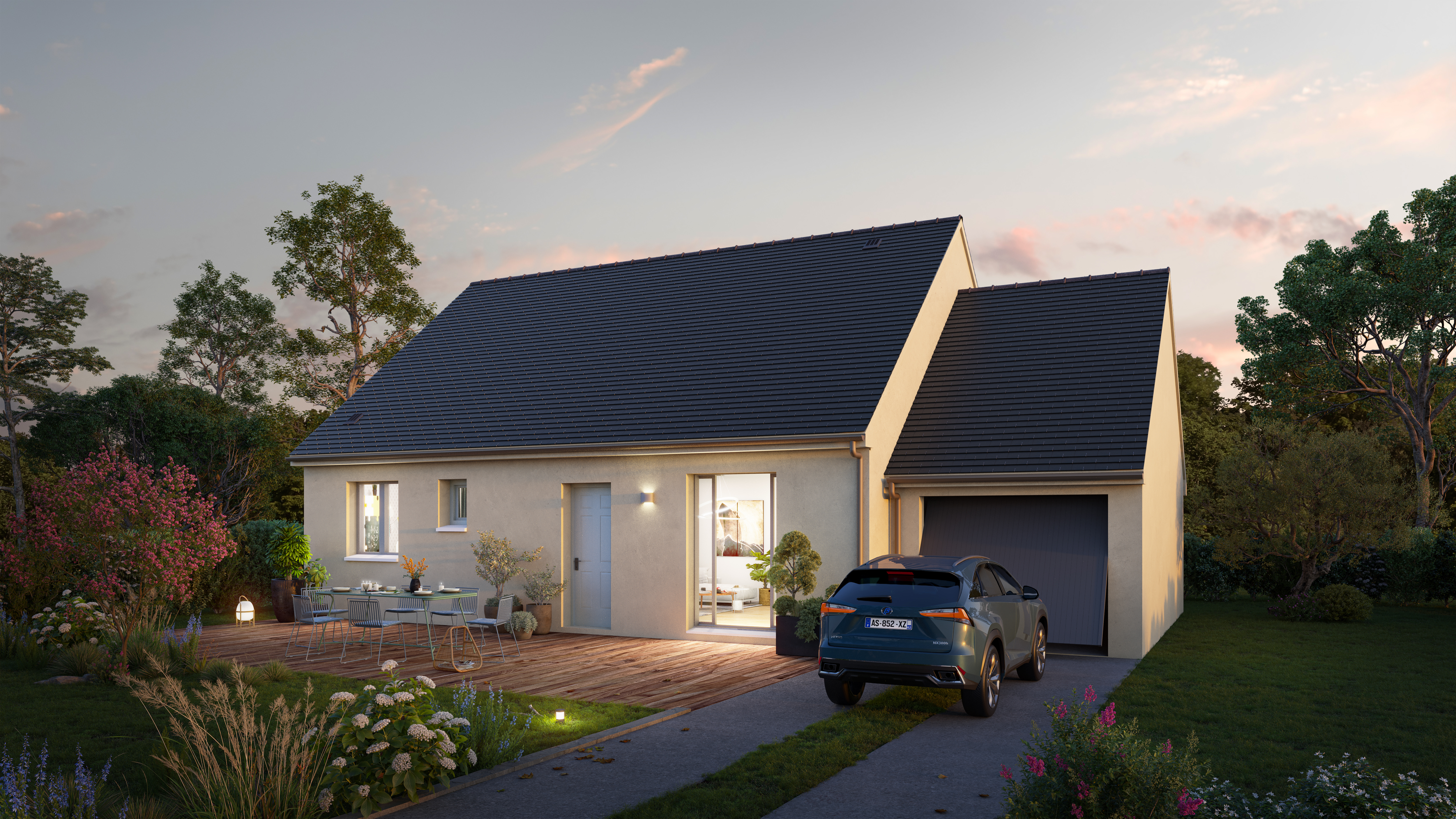 2-bedroom bungalow exterior