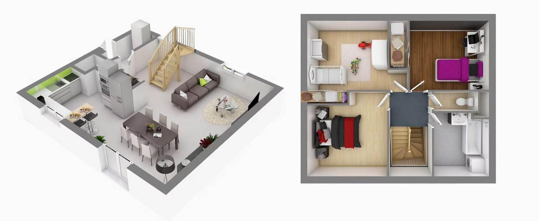 4-bedroom house floor plan