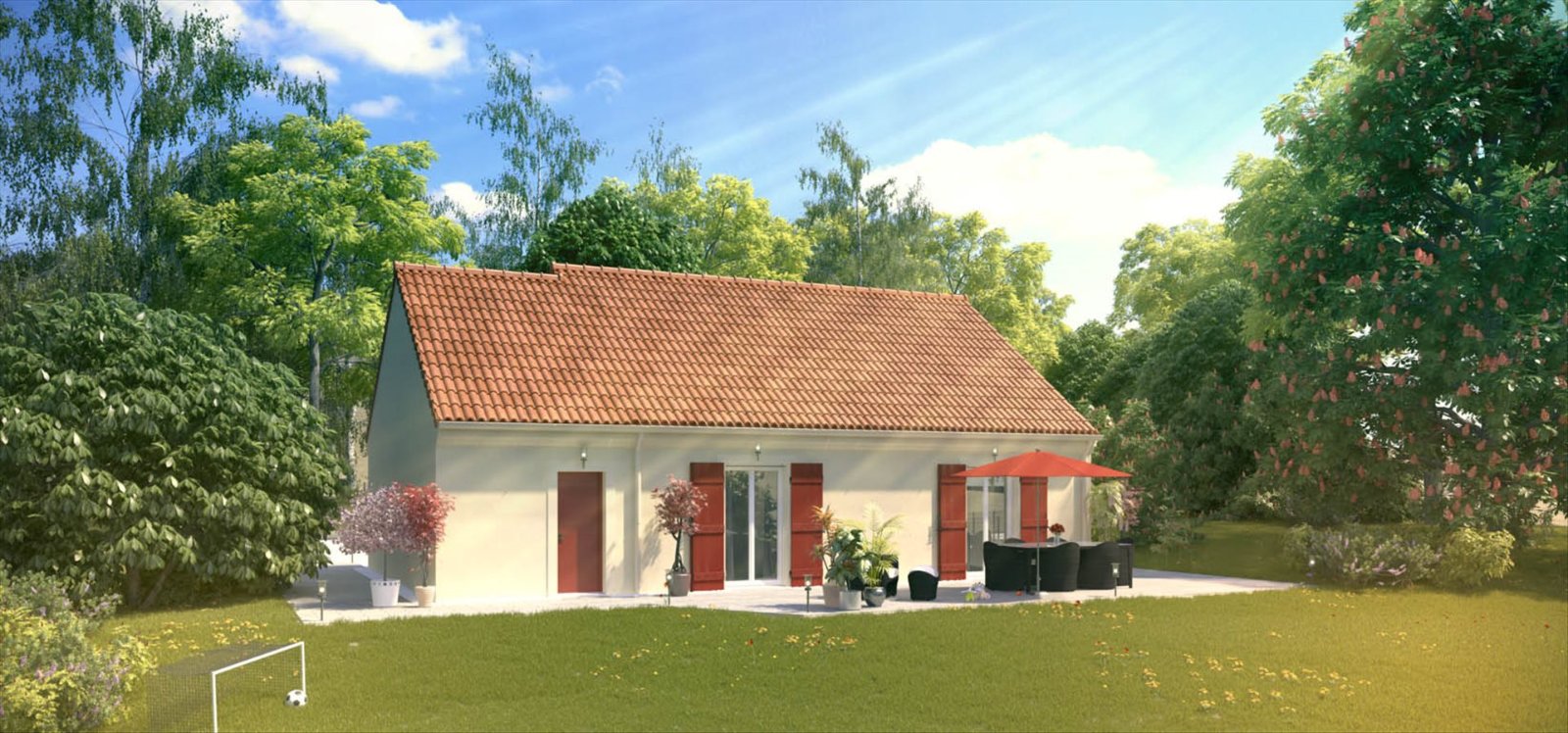 A home of this design at Loge-Fougereuse