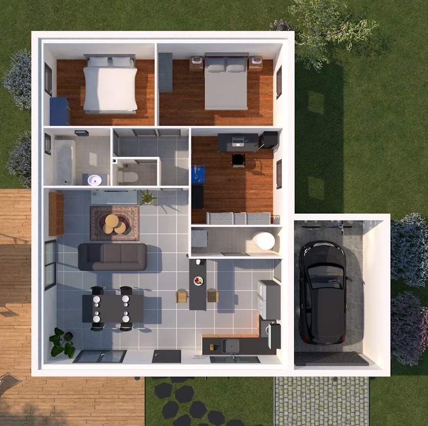 A home of this design at Merdrignac