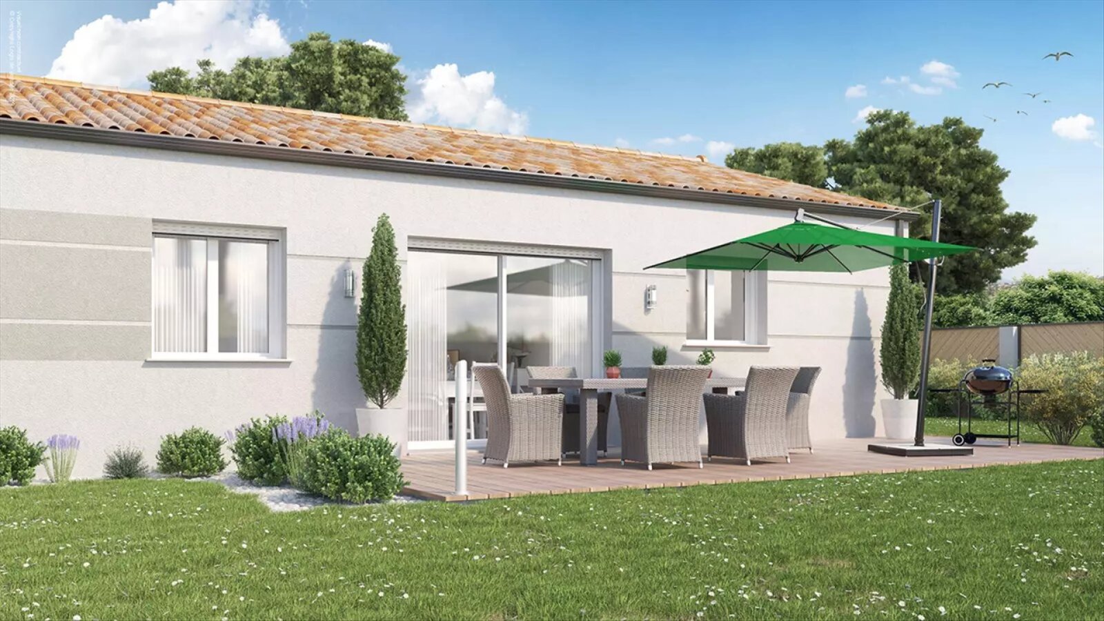 A home of this design at Saint-Valérien